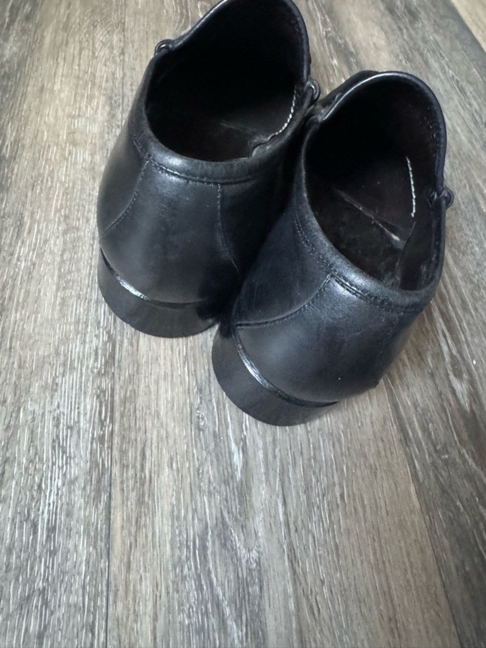 Gucci Black Leather Horsebit Slip-On Loafers sz 1eee - Picture 2 of 5